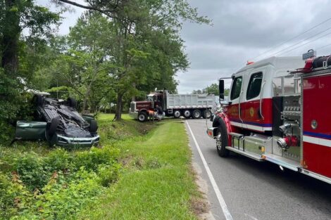 Two hospitalized after two-vehicle wreck on NC 906