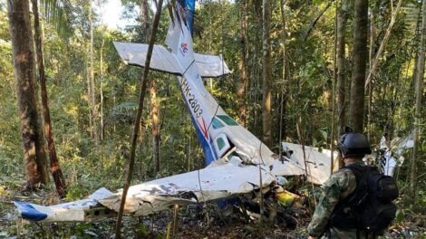 Findings from jungle plane crash intensify search